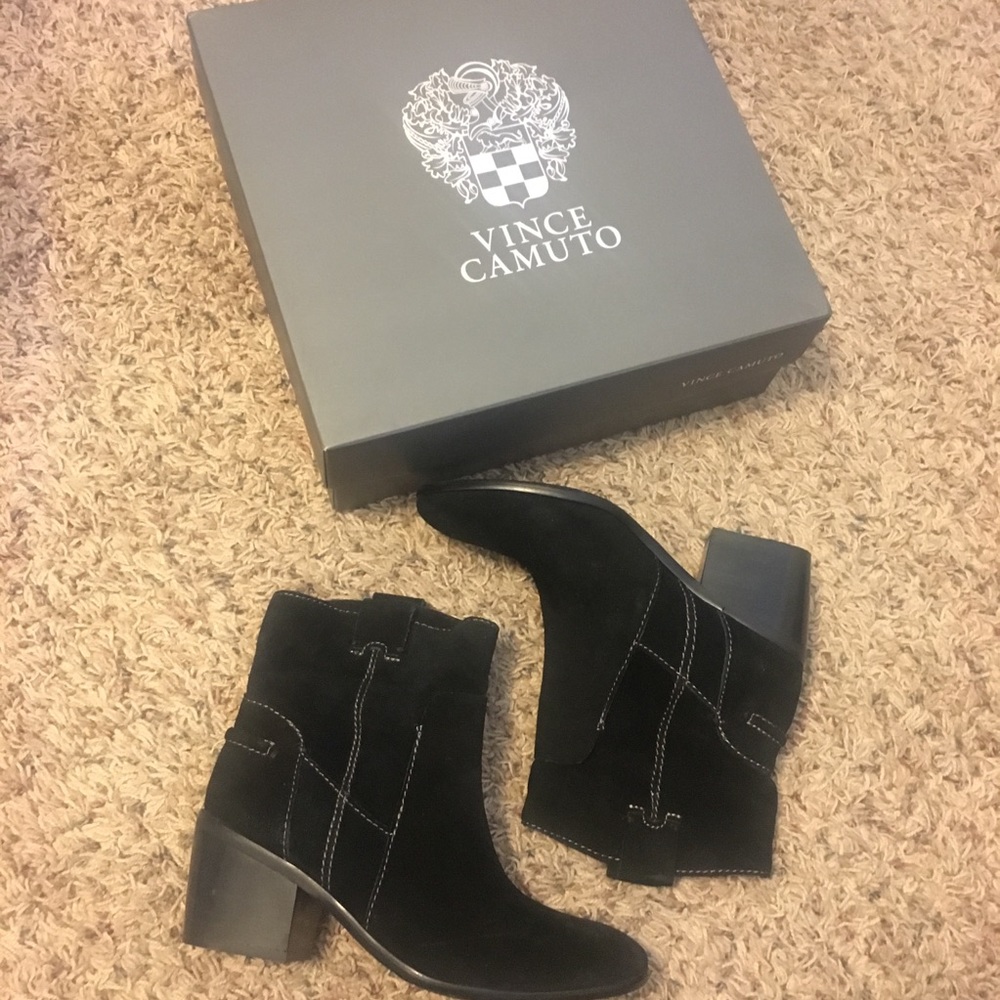 NWB Vince Camuto Suede Booties